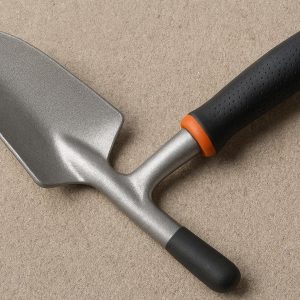 Heavy Duty Aluminum Garden Trowel One Piece Ergonomic Rubber Handle Hand Shovel Digging Tool For Yard Gardening