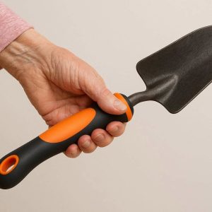 Ergonomic Gel Handle Garden Trowel Heavy Duty Carbon Steel Hand Shovel Digging Tool For Arthritis Elderly Women