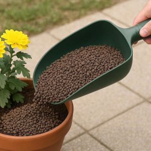 Wide Soil Scoop Garden Trowel Heavy Duty Plastic Hand Shovel Large Capacity Fertilizer Feed Bucket For Potted Flower