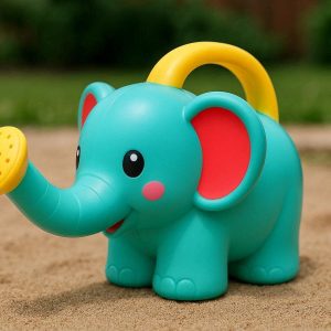 Cute Elephant Plastic Watering Can Colorful Lightweight Animal Water Sprinkler For Kids Sandbox Toy Family Garden