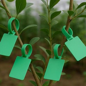 Loop Wrap Plastic Plant Labels Adjustable Hanging Tree Tags Waterproof Nursery Seed Markers For Bush Branch Greenhouse